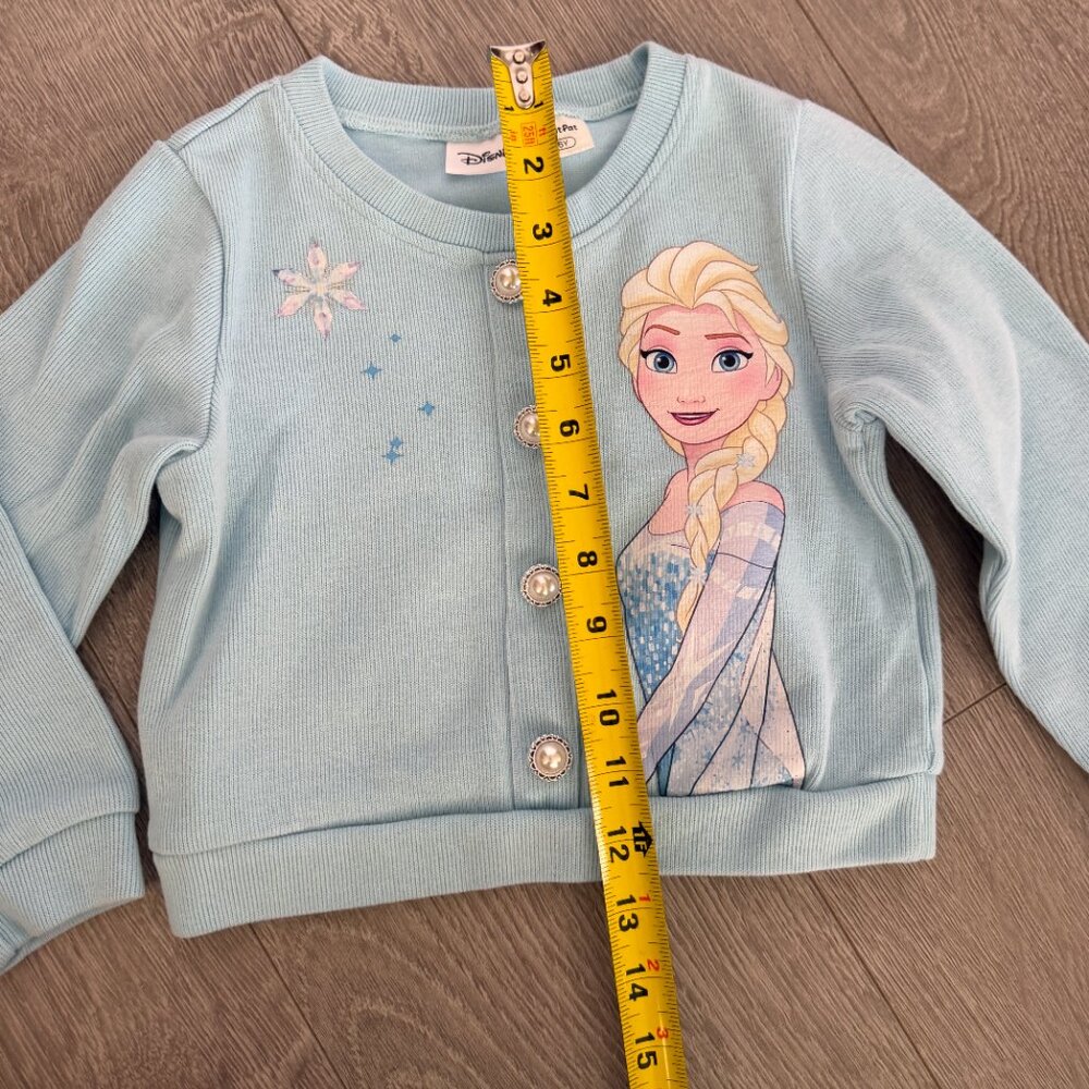 Disney Frozen Elsa Cardigan Size 5 6 Years PatPat - Picture 5 of 6